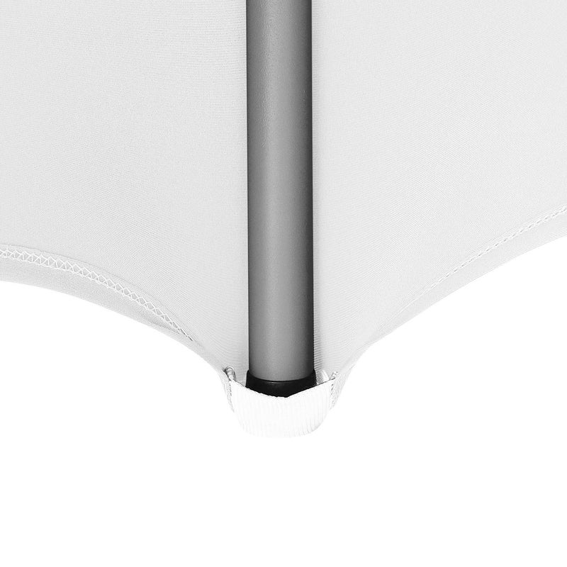 Peomeise 4FT Spandex Table Cover Rectangular Stretch Spandex Tablecloth (White,4FT) - Image 5